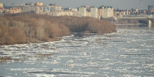В Омской области началось весеннее половодье