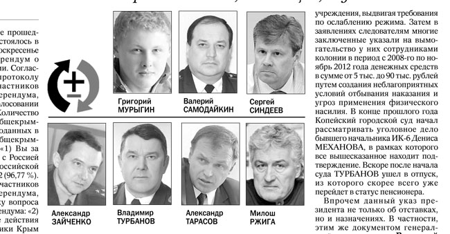 Президент отправил в отставку турбанова и зайченко