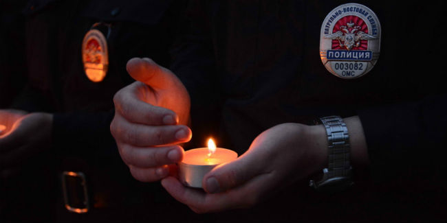 Омские полицейские почтили память погибших в годы великой отечественной войны