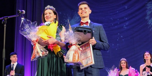 Омскими «мисс и мистер университет» признаны вера капустина и валентин кропанёв