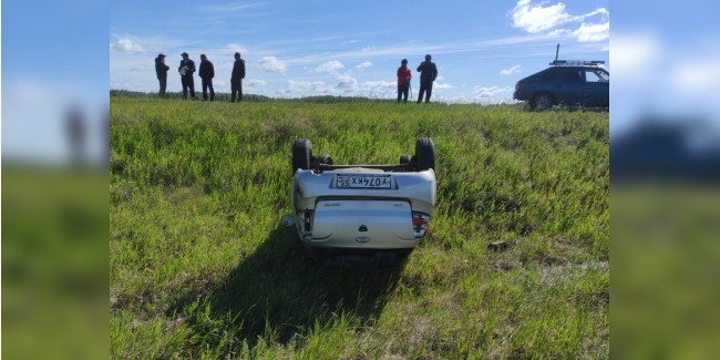 В Омской области автомобиль «Лада Гранта» вылетел в кювет: водитель погиб