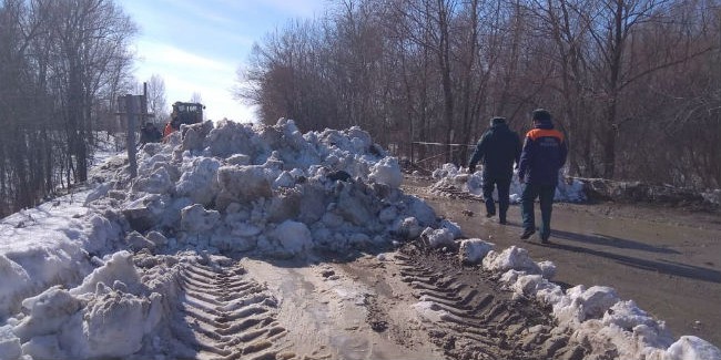 В Омской области закрыли «Черлакскую» ледовую переправу