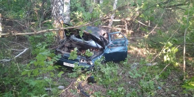 Под Омском пьяный 20-летний водитель «Лады» вылетел в кювет: госпитализированы шофёр и 4 пассажира