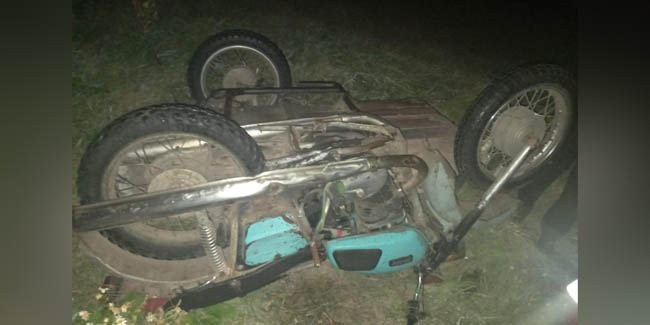 В Омской области погиб водитель мотоцикла с люлькой при опрокидывании в кювет