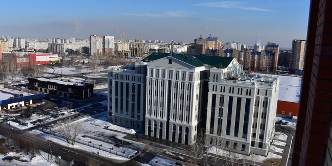В Омске ввели в эксплуатацию здание областного суда 12 канал