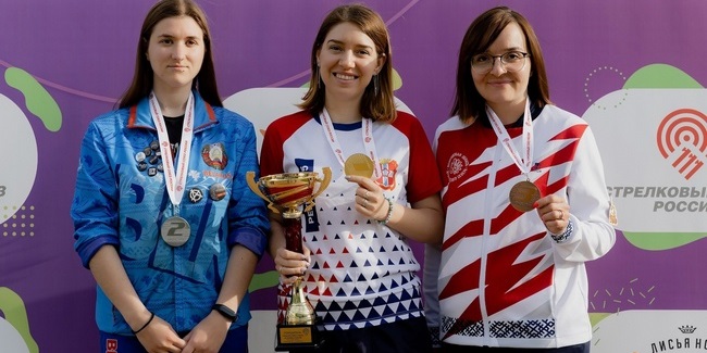 Омские девушки-стрелки завоевали букет медалей на открытом Кубке России