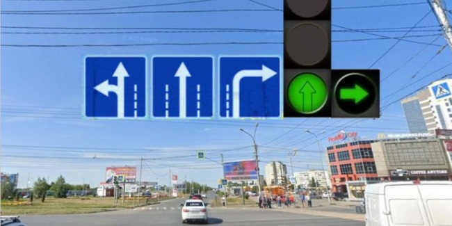 В Омске на перекрестке улиц Конева и 70 лет Октября меняют схему движения транспорта