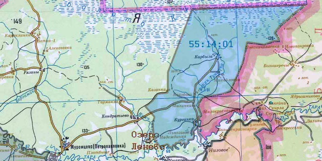 Спутниковая карта муромцевского района омской области