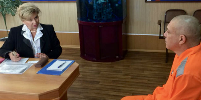 Омбудсмен Татьяна МОСКАЛЬКОВА встретилась в Омске с украинским заключенным