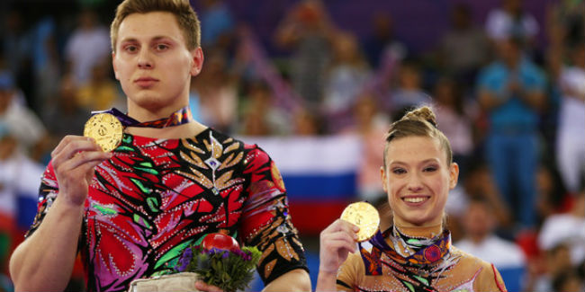 Омская акробатка со своим партнёром взяла «золото» на чемпионате европы
