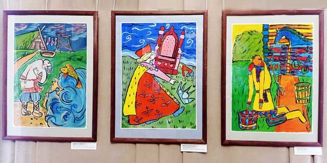 Омская детская школа искусств №9 отметила свое 50-летие художественной выставкой