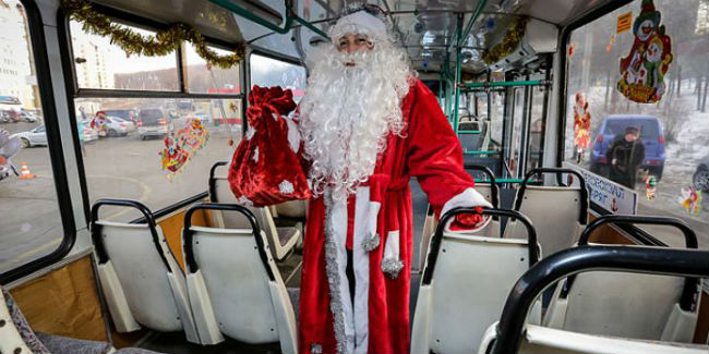В Омске в новогоднюю ночь будет курсировать общественный транспорт
