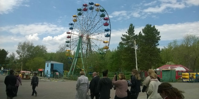 Спортивная площадка Советский парк Омск