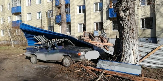 В омске объявлено штормовое предупреждение из-за ветра до 23 м/с
