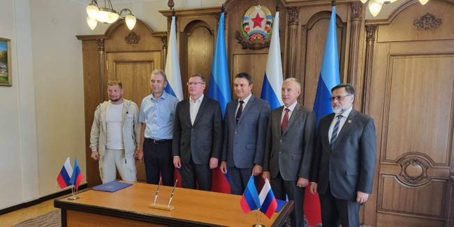 Правительство Омской области объявило о шефстве над городом Стаханов в ЛНР