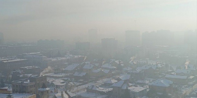 Во время пятничного смога воздух был загрязнён в четырёх округах Омска