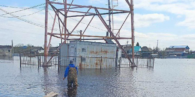 Из-за паводка на севере Омской области ввели межсетевой роуминг