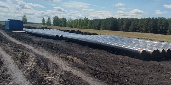 На севере Омской области начали строить новый газопровод для абонентов «Тевризнефтегаза»