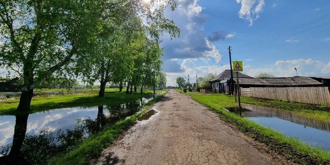 К середине лета в Омской области остались подтопленными девять домов