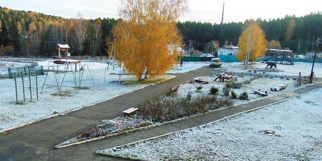 На севере Омской области пошёл первый снег